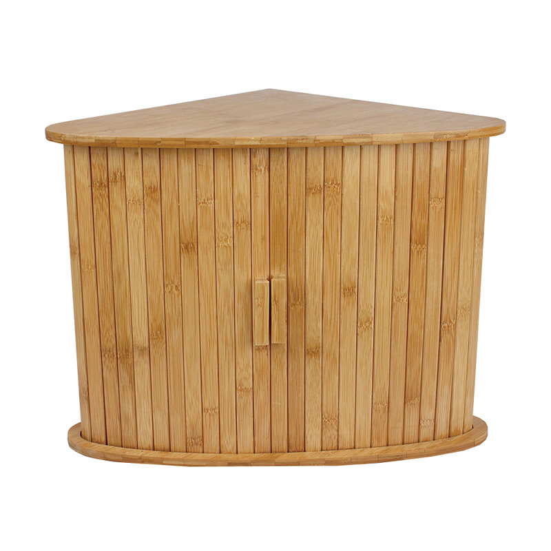 Brambly Cottage Marilles Bamboo Corner Double Decker Kitchen Storage